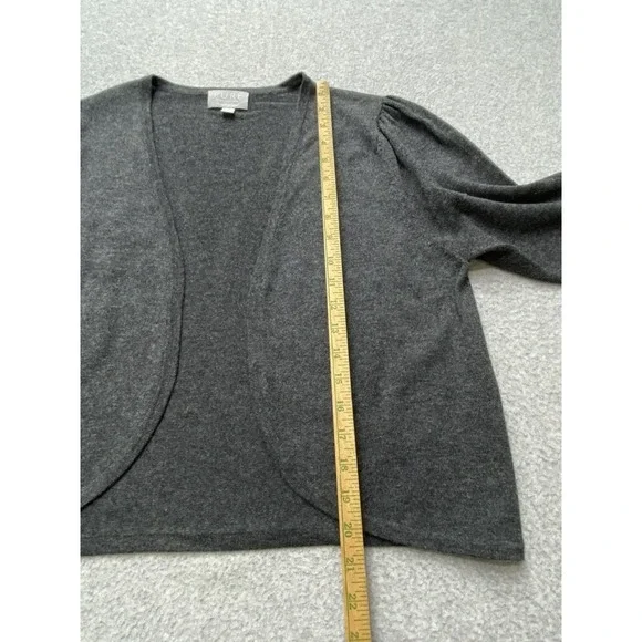 Eileen Fisher Sweater Womens Extra Large Black Merino Wool Ribbed Pullover Long - Picture 15 of 16